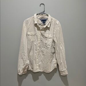 Men's Cream Polka Dot Shirt